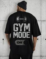 Camiseta Oversized Academia Unissex Larga Gym Mode