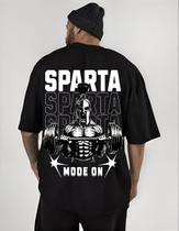 Camiseta Oversized Academia Unissex Larga Sparta Mode