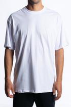 Camiseta Oversized Algodão - Branca