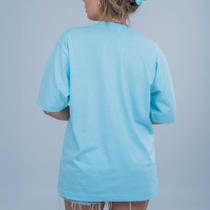 Camiseta Oversized Algodão OVERTEC Estamp Girls Rules Urso Unissex