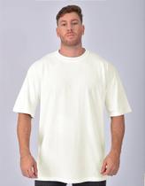 CAMISETA OVERSIZED AMACIADA MARFIM - R 41,90 PIX ou R 45,15 cartão para compras acima de R 600,00 e usando o cupom 5000.