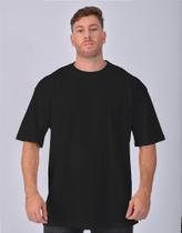 CAMISETA OVERSIZED AMACIADA PRETA - R 41,90 PIX ou R 45,15 cartão para compras acima de R 600,00 e usando o cupom 5000.