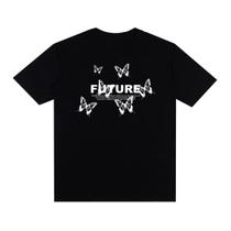 Camiseta Oversized Basic Streetwear Fio 30.1 Unissex Estampada Future Butterfly