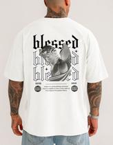 Camiseta Oversized Basica Estampa Moderna Tecido Confortável Camiseta Oversized Basica Estampa Moderna Tecido Confortável