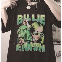 Camiseta Oversized Billie Eilish Blusão Tumblr Streetwear Tshirt Tendencia