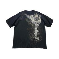 Camiseta Oversized Com Estampa Gótica Estilo Y2K, Gola Redonda, Algodão, Casual, Streetwear Para Camiseta Oversized Com Estampa Gótica Estilo Y2K, Gola Redonda, Algodão, Casual, Streetwear Para