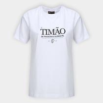 Camiseta Oversized Corinthians Feminina