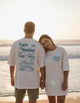 Camiseta Oversized Cristã ReV Unissex Tudo Que o Senhor Fez É Bom Algodão Premium Confort Camiseta Oversized Cristã ReV Unissex Tudo Que o Senhor Fez É Bom Algodão Premium Confort