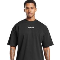 Camiseta Oversized de Algodão Masculina com Gola Redonda, Perfeita para Academia e Esportes