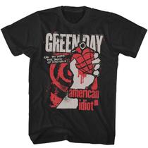 Camiseta Oversized De Música Rock Green Day American Idiot Hysteria Para Homens E Mulheres, Estilo