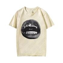 Camiseta Oversized De Verão Grunge Goth Y2K Com Estampa Gráfica Em Algodão, Estilo Harajuku Hip Hop