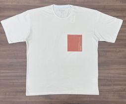 camiseta oversized estampada(BEGE)