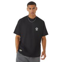 Camiseta Oversized Fantasma Grafite Gola Alta Camiseta Oversized Fantasma Grafite Gola Alta