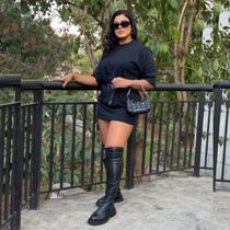 Camiseta Oversized feminina Cobre Legging Treino Academia Casual Camiseta Oversized feminina Cobre Legging Treino Academia Casual