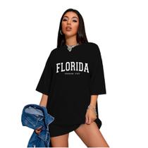 Camiseta Oversized Feminina Florida Sunshine