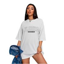 Camiseta Oversized Feminina Florida Sunshine