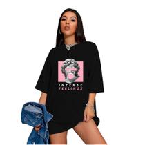 Camiseta Oversized Feminina Sentimentos Intensos