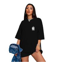 Camiseta Oversized Feminina Streetwear Anjo Money