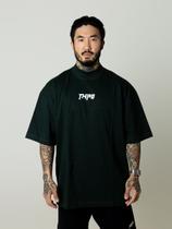 Camiseta Oversized Gola Alta Embroidery