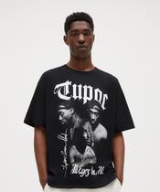 Camiseta Oversized Hipster Rapper Tupac 2pac
