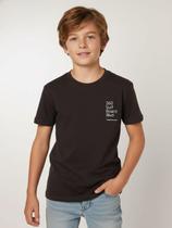 Camiseta Oversized Juvenil Para Menino - MARROM Camiseta Oversized Juvenil Para Menino - MARROM