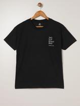 Camiseta Oversized Juvenil Para Menino - PRETO Camiseta Oversized Juvenil Para Menino - PRETO