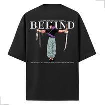 Camiseta Oversized Masculina Algodão Anime Toji Jujutsu