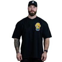 Camiseta Oversized Masculina Básica Estampa Exclusiva Lançamento Minios Tendência Casual