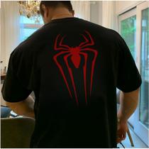Camiseta Oversized Masculina Bodybuilder Treino Homem aranha Streetwea machão Camiseta Oversized Masculina Bodybuilder Treino Homem aranha Streetwea machão