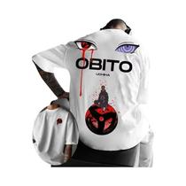 Camiseta Oversized Masculina De Hip Hop Com Estampa De Anime Japonês, Tendência De Verão, Algodão,