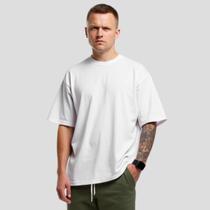 Camiseta Oversized Masculina Malhão Gola Alta Tecido Confortável Fafenix