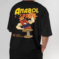 Camiseta Oversized Masculina Moda Academia Camisa Grande Treino Meme Novo
