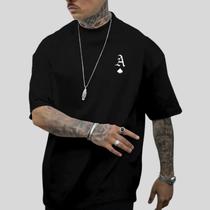 Camiseta Oversized Masculina Streetwear Camisa Larga