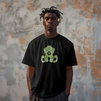 Camiseta Oversized Massa Code Chess Monkey