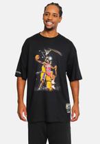 Camiseta Oversized Mitchell & Ness NBA Shoe Palace Philadelphia MN645 - Preto Camiseta Oversized Mitchell & Ness NBA Shoe Palace Philadelphia MN645 - Preto