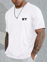 Camiseta Oversized NY Street Styles Moda For Mens Unissex