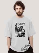 Camiseta Oversized Personalizada Estampada Masculina Algodão Estampada Gola Careca Ref 04