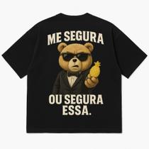 Camiseta Oversized Premium 100% Algodão com Estampa DTF - Abacaxi Camiseta Oversized Premium 100% Algodão com Estampa DTF - Abacaxi