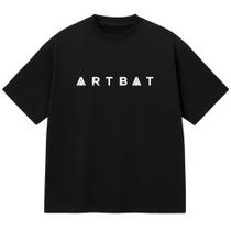 Camiseta Oversized Premium 100% Algodão com Estampa DTF - Modelo Artbat Camiseta Oversized Premium 100% Algodão com Estampa DTF - Modelo Artbat