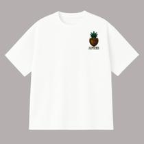 Camiseta Oversized Premium 100% Algodão Estampa Abacaxi Dark Camiseta Oversized Premium 100% Algodão Estampa Abacaxi Dark