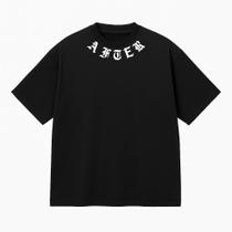 Camiseta Oversized Premium Preta 100% Algodão com Estampa DTF Camiseta Oversized Premium Preta 100% Algodão com Estampa DTF