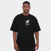 Camiseta Oversized Santos Pela Bandeira que Ensina Masculina Camiseta Oversized Santos Pela Bandeira que Ensina Masculina