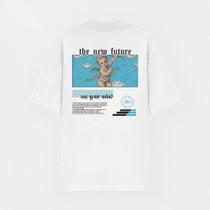 Camiseta Oversized StreetWear Estampada Asbtract The New Future Mind Camiseta Oversized StreetWear Estampada Asbtract The New Future Mind