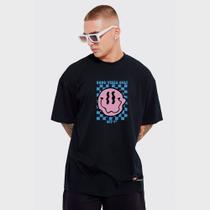 Camiseta Oversized Streetwear Good Vibes