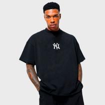 Camiseta Oversized Streetwear Off-Y Black NY