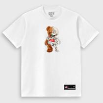 Camiseta Oversized Streetwear Off-Y white Urs Esquelet