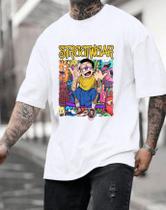 Camiseta Oversized Streetwear T-Shirt Premium Masculina Feminina 100% Algodão Reforçada Moda Street Camiseta Oversized Streetwear T-Shirt Premium Masculina Feminina 100% Algodão Reforçada Moda Street