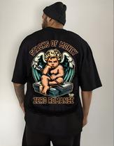 Camiseta Oversized Streetwear Unissex Larga Stackofmoney