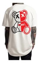 Camiseta Oversized Streetwear Unissex Larga Urso Attud