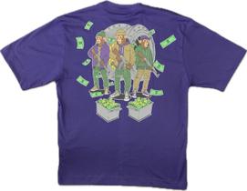 Camiseta Oversized Trip Side S160 - Roxo